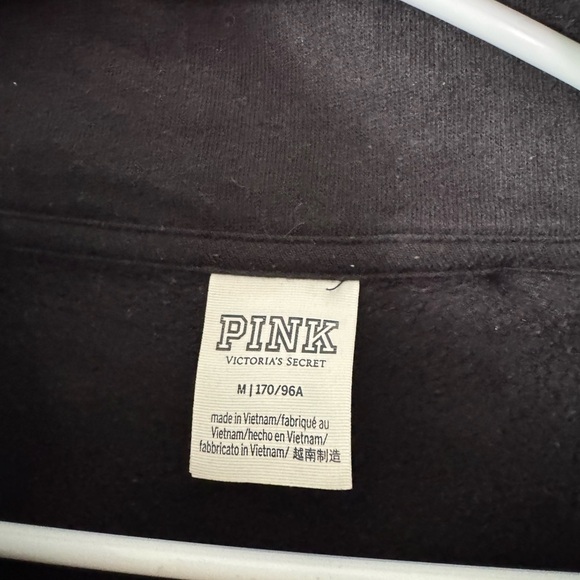 Pink by Victoria secret zip up sweater varsity - Picture 4 of 5